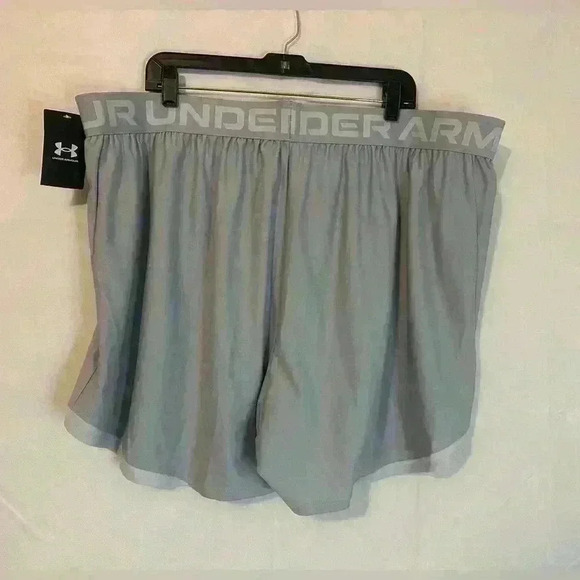 UA Under Armour Breathable Gym Women's Loose Activewear Shorts - Grey Size 3X - Picture 3 of 5